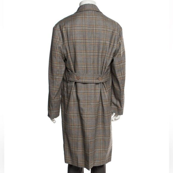 Gucci Plaid Trench Coat - Picture 2 of 4